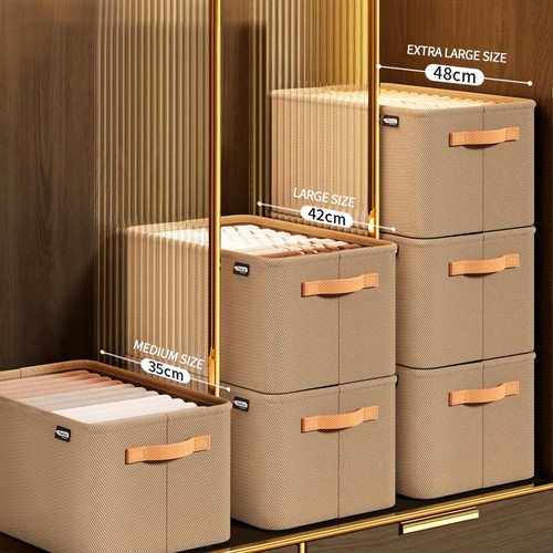 Foldable clothes storage box - foldable,