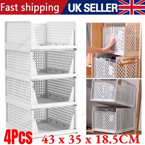 Wardrobe storage organiser - 4x,