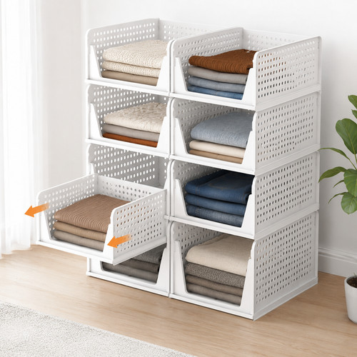 Tier stackable wardrobe - stackable,