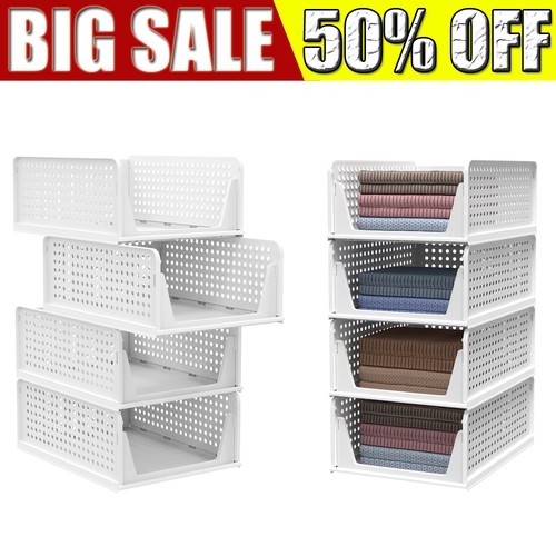4pcs stackable wardrobe - stackable,