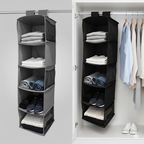 Hanging wardrobe organiser - wardrobe,