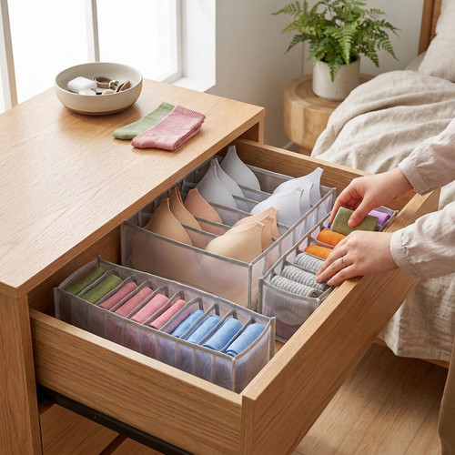 Clothes drawer organiser - drawer,