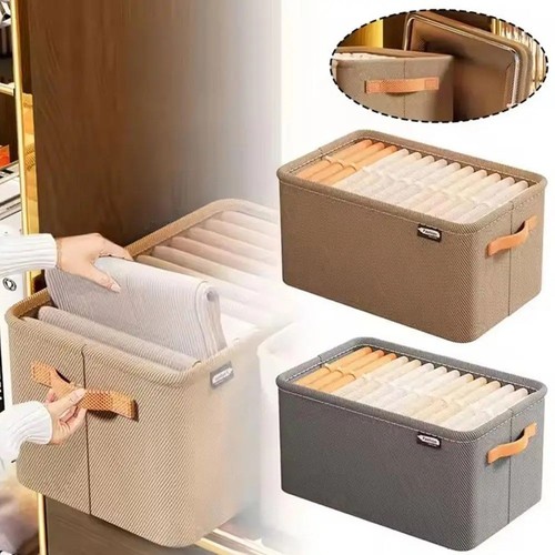 Foldable clothes storage box - foldable,
