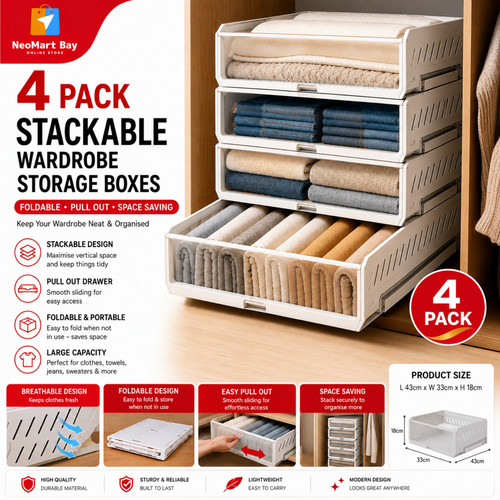 Pack stackable wardrobe - 4,