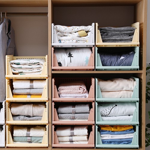 Wardrobe storage box - box, foldable